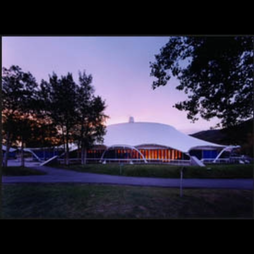 The Aspen Music Festival's Benedict Music Tent at sunset is a TRUE experience