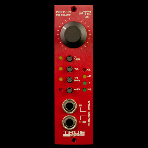 TRUE Systems pT2-500 preamplifier: Nominated for TEC Foundation 2010 Technical Excellence & Creativity Award