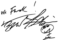 Bootsy Collins signature