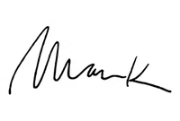 Mark Martin signature