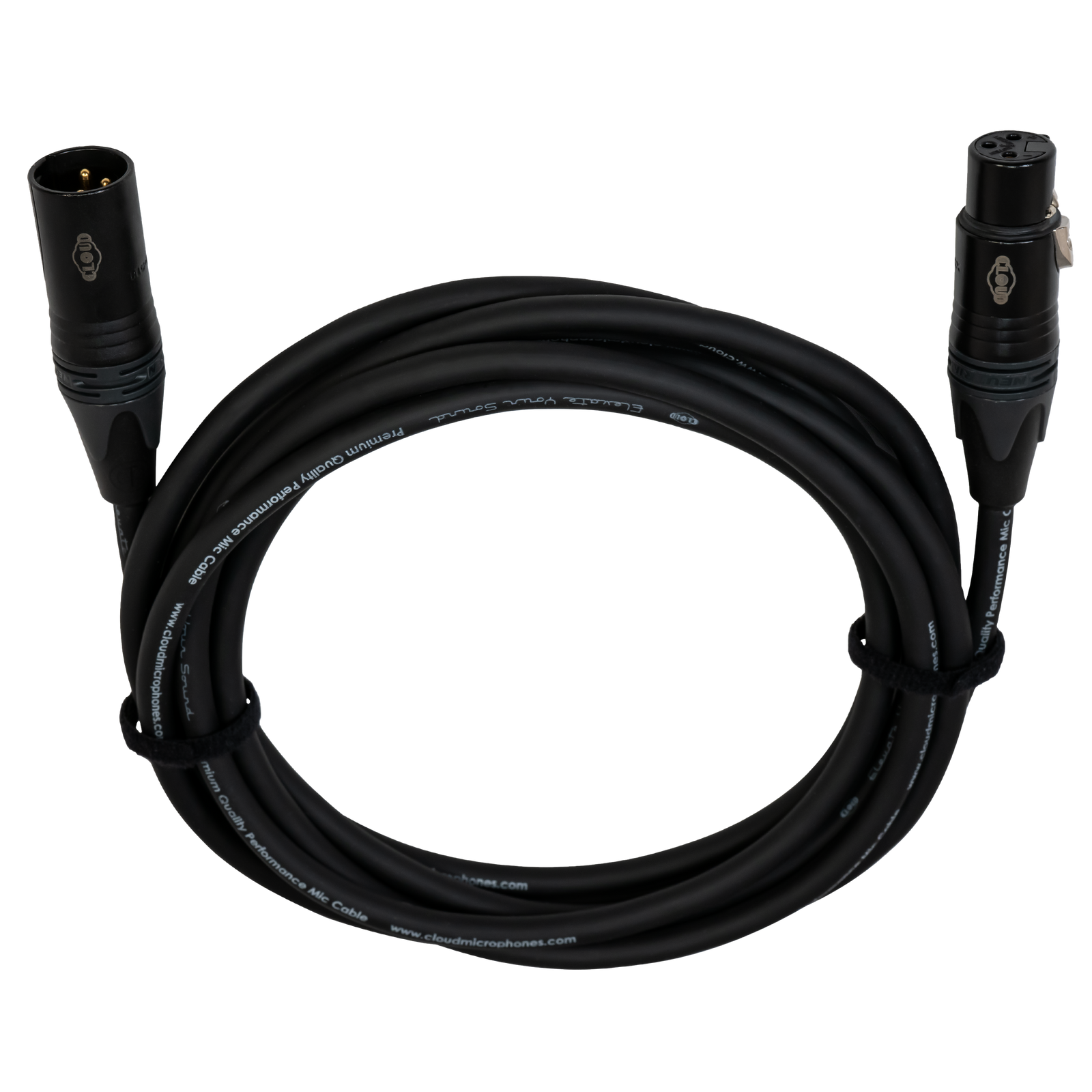 Elevated Premium Performance XLR Microphone Cable (Black)