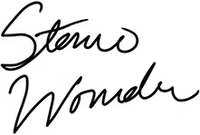 Stevie Wonder signature